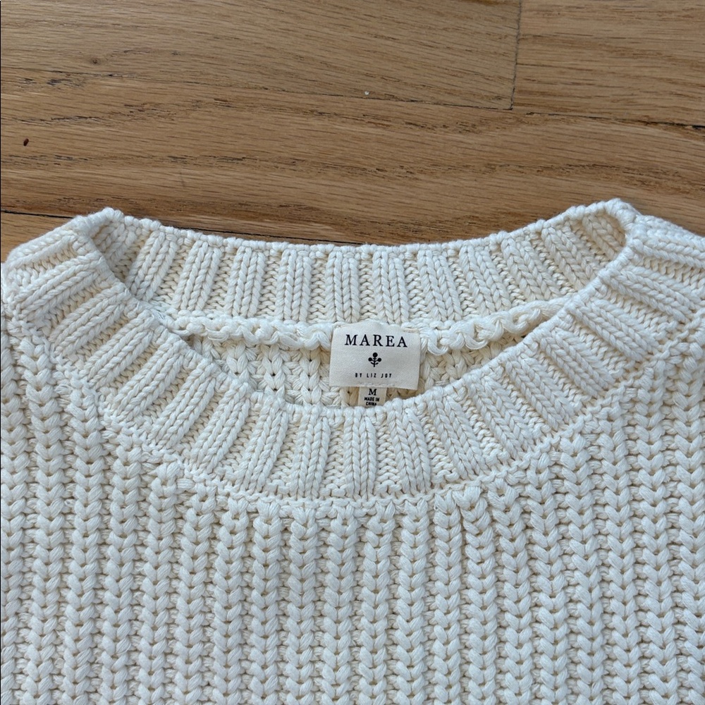 Cozy Cream Cowl-Neck Sweater - Picture 8 of 11